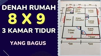 Denah Rumah 8X9 2 Lantai